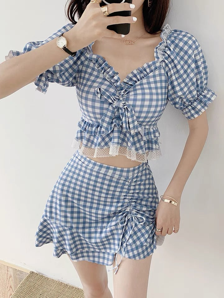 Zorie Ruffle Nymphet Kawaii Swimsuit Bathing Suit 