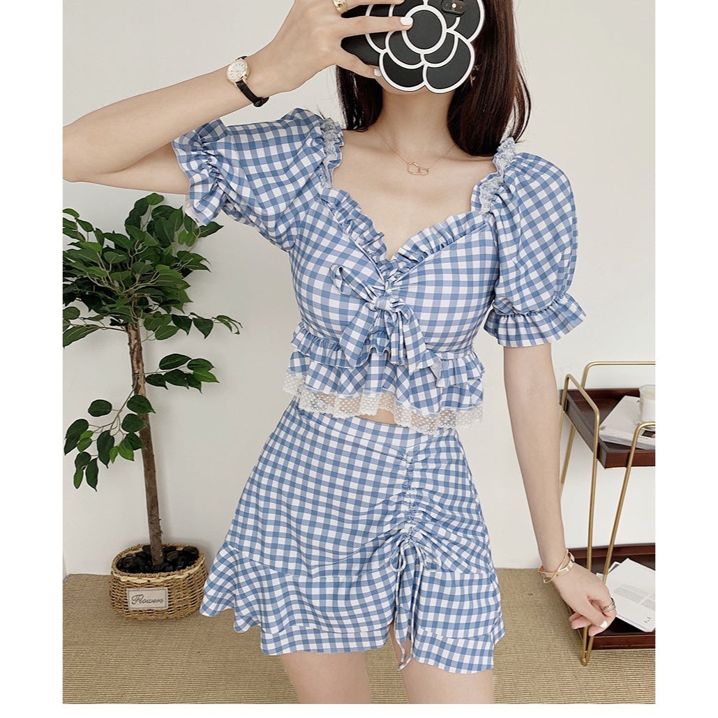 Zorie Ruffle Nymphet Kawaii Swimsuit Bathing Suit 