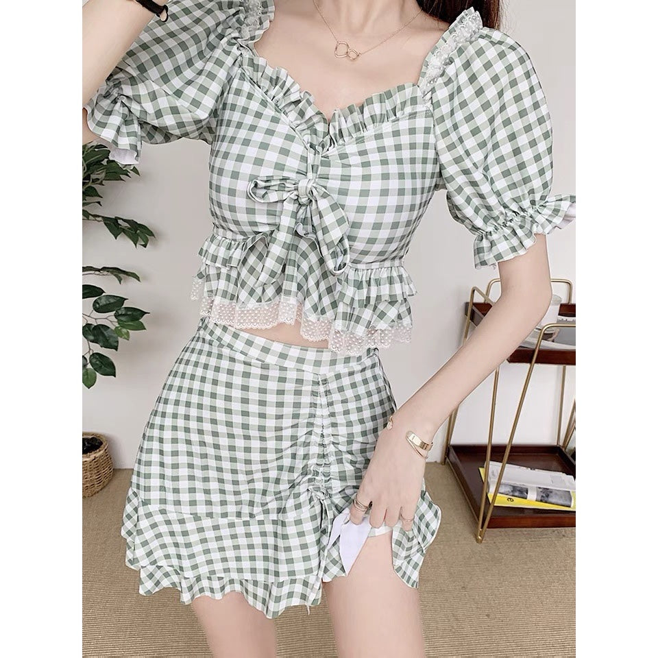Zorie Ruffle Nymphet Kawaii Swimsuit Bathing Suit 