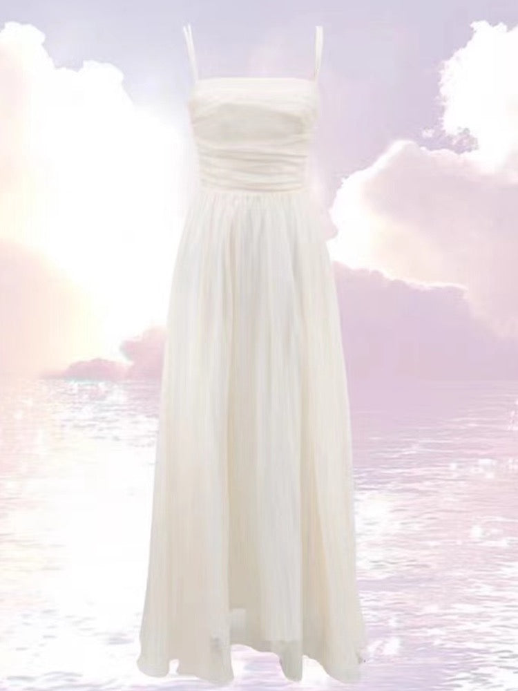 Draped Ethereal Fairycore Bustier Dress