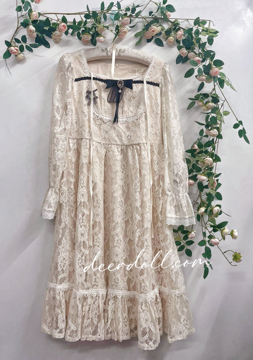 Julianne Lace Cottagecore Fairy Dress