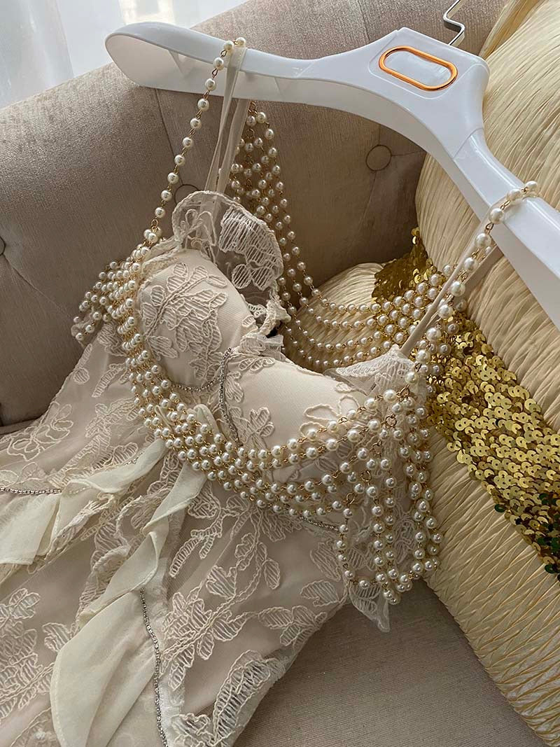 Baroque Pearl Royalcore Princess Dress Mermaid Royalcore Aesthetic