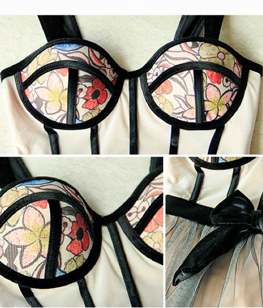 Dark Flower Fairy Swimsuit