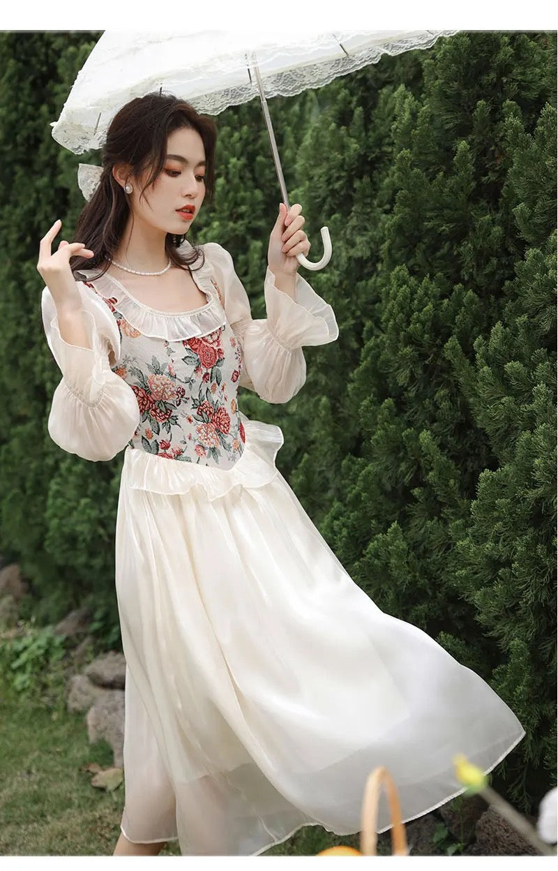 Vintage-inspired Fairytale Princess Dress Princesscore Royalcore Style