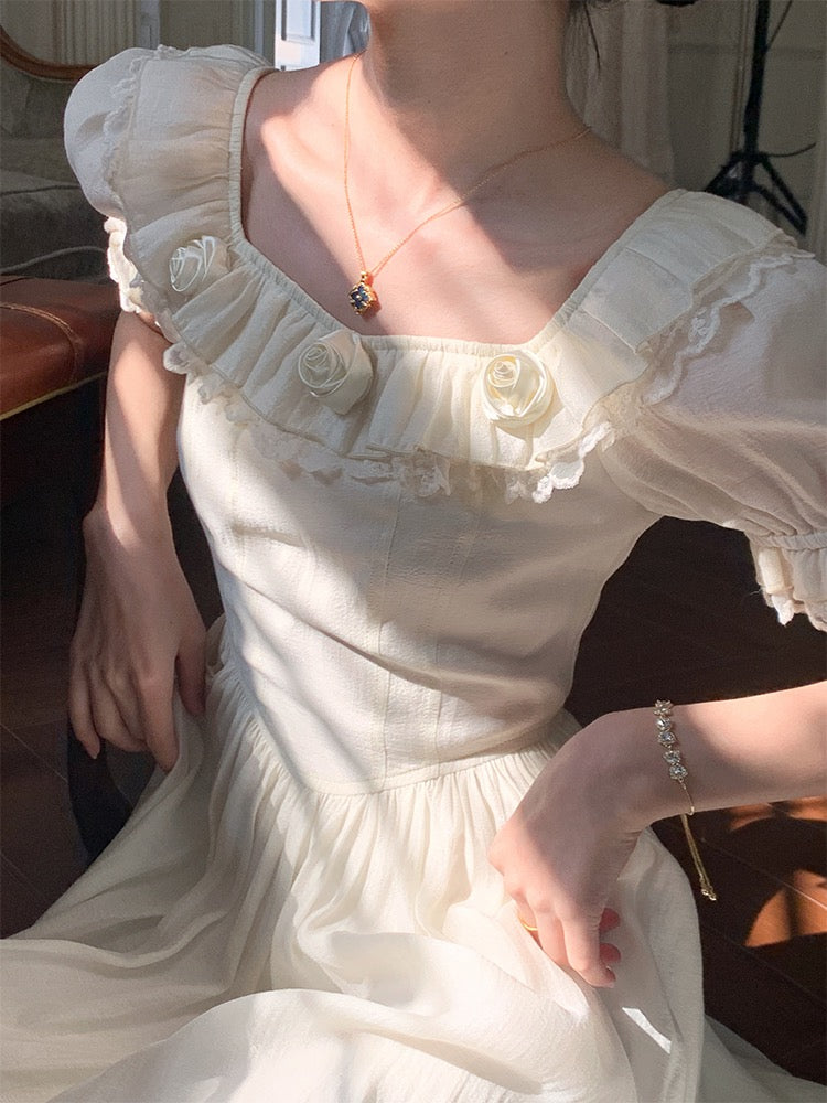 Light Academia Dress Romantic Royalcore Vintage Dress