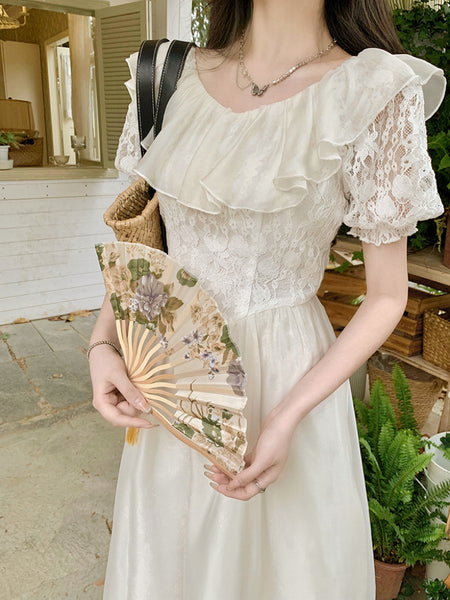 Iva Cottage Fairy Lace Bodice Dress
