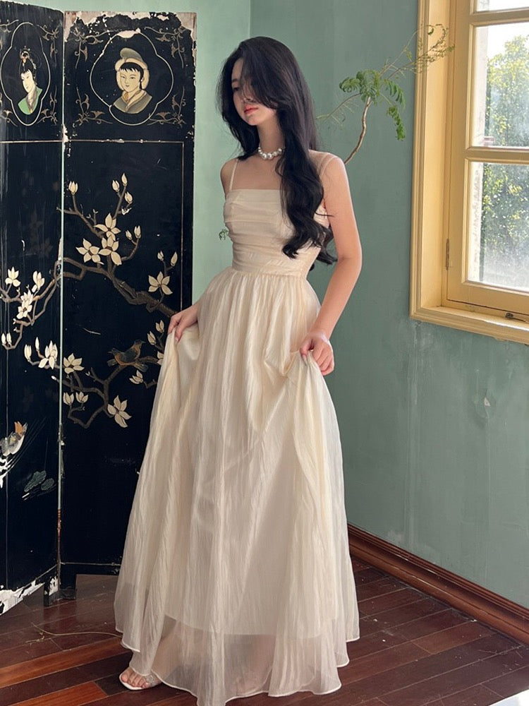 Draped Ethereal Fairycore Bustier Dress