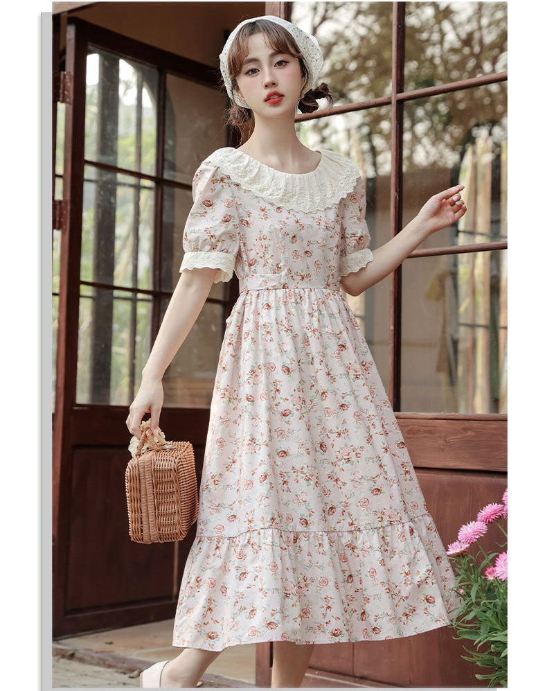 Floral Vintage Cottagecore Dress Cottagecore Fashion Cottage Witch